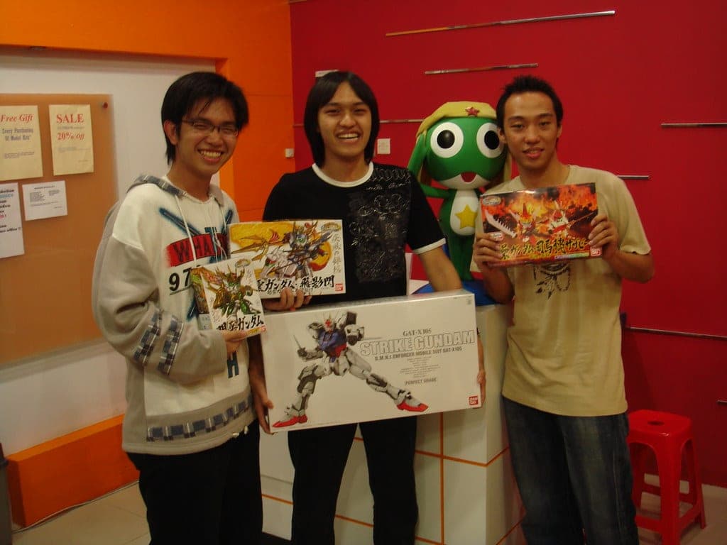 A High Grade Gundam plastic model kit