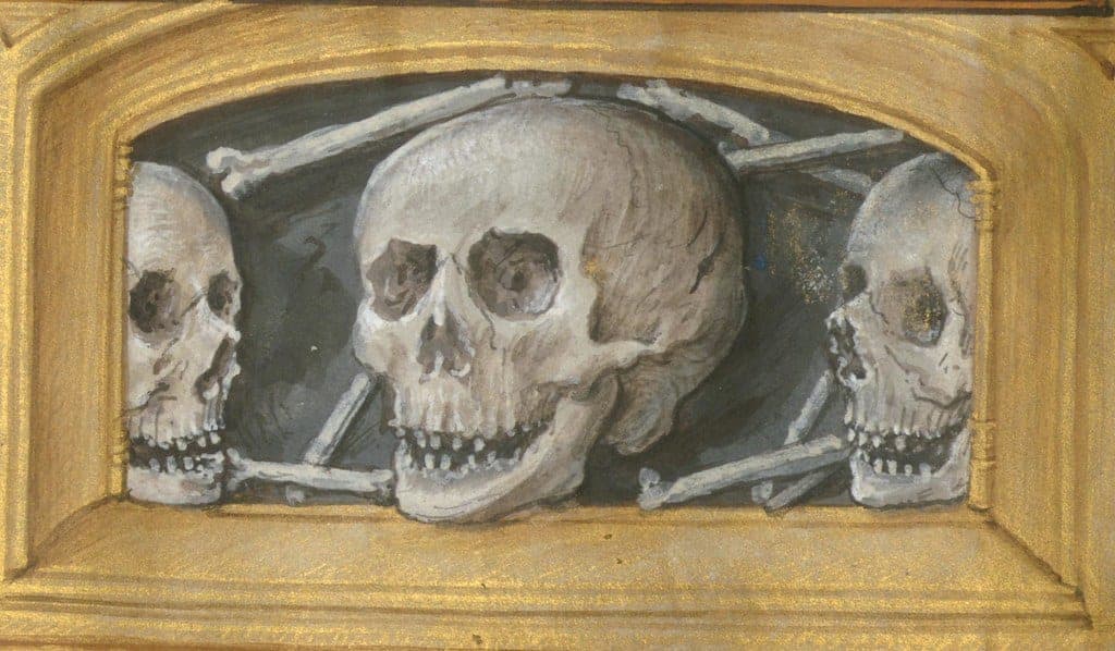 A one-coat painted miniature detail