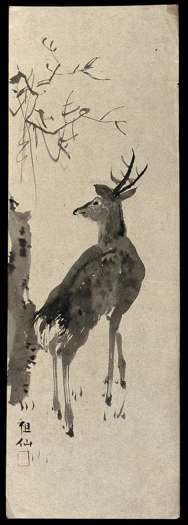 A brown shading wash flowing into recesses on a model